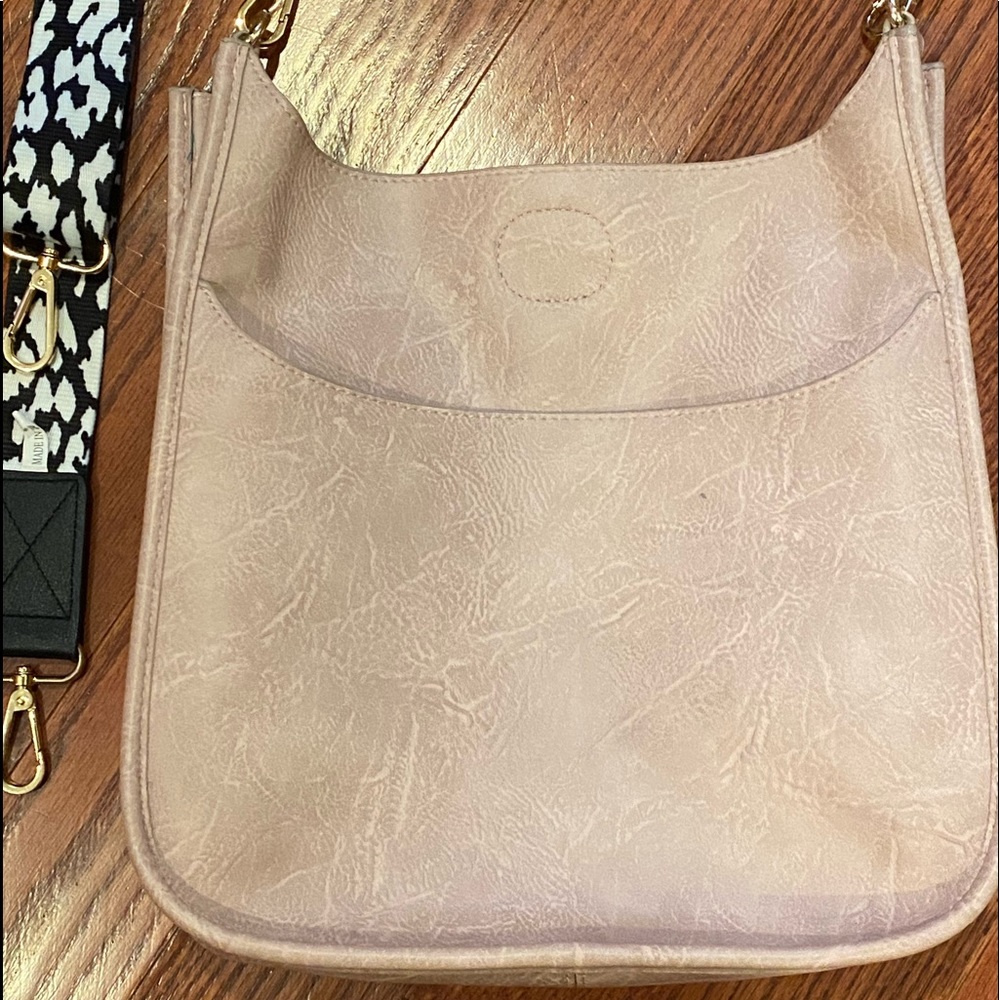 Social Threads Blush cross body bag with strap